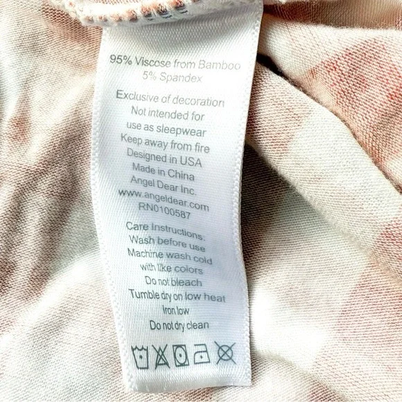 Angel Dear Harvest Pumpkin Smocked Bubble Romper Overalls Orange Gingham 6-12 mo - Picture 14 of 14